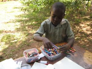 20 - UK schools donate their used pencils and crayons to St James