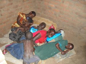 As many share the same bed, the mosquito nets have protected many more families